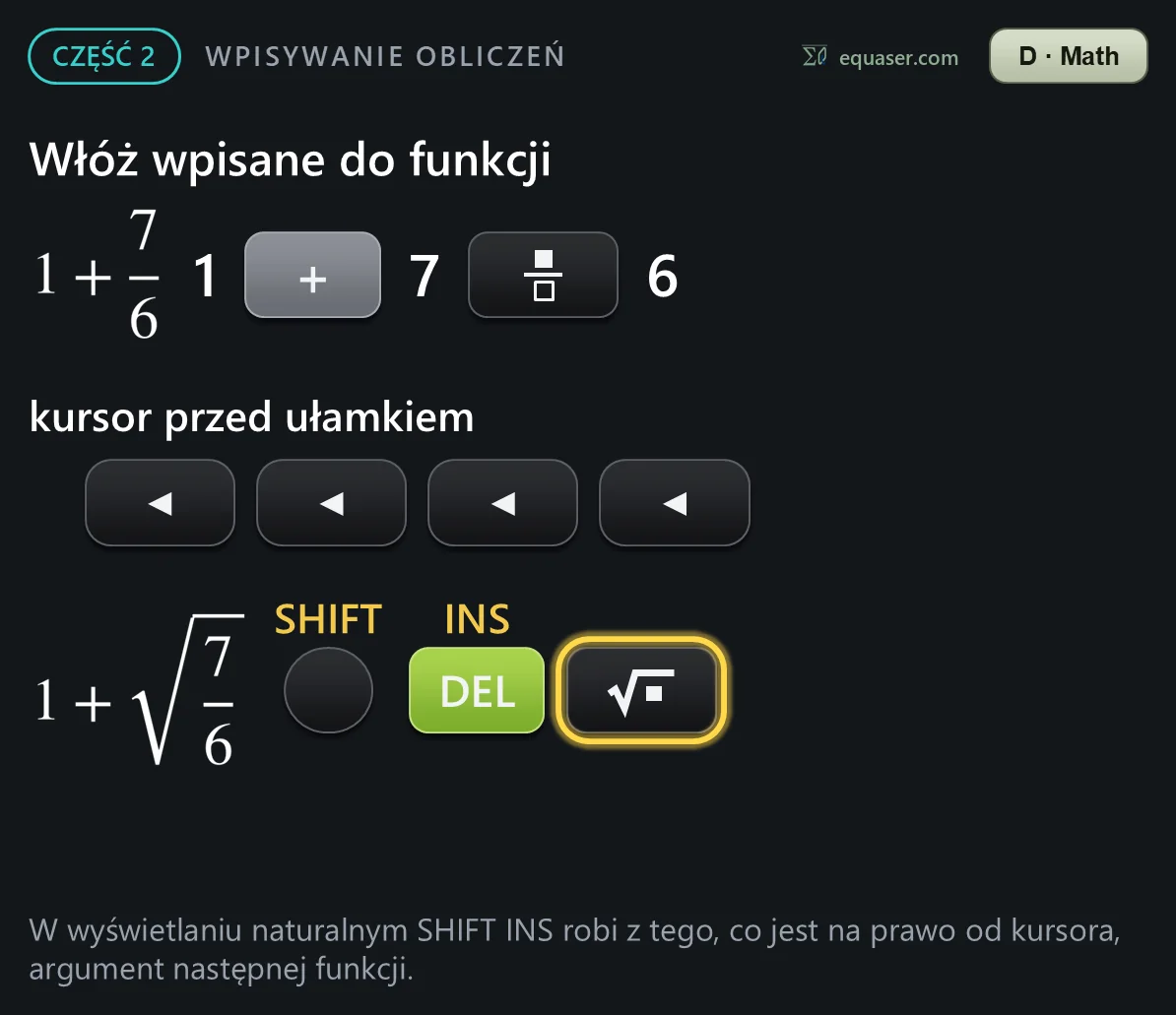Włóż to, co wpisano, do funkcji