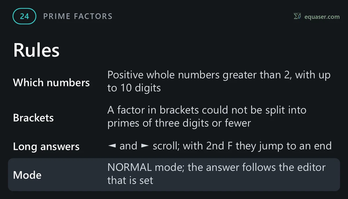 Rules